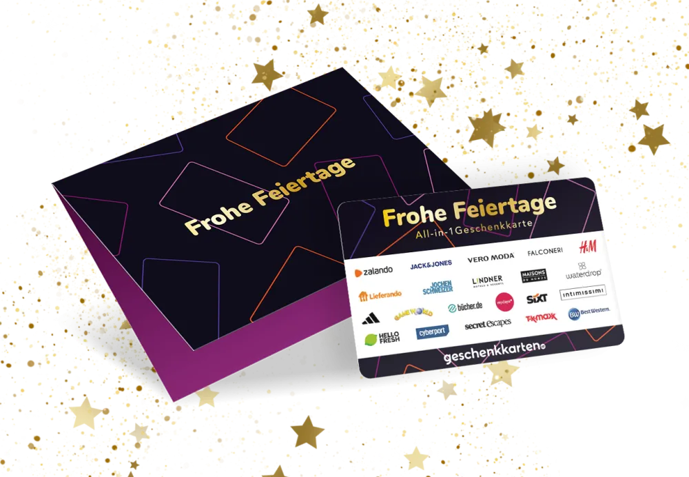 Schau dir die All-in-1 Geschenkkarte an